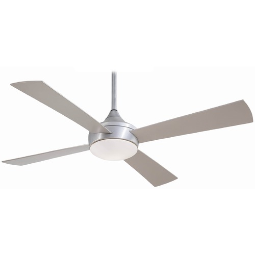 Aluma Wet 52-Inch LED Outdoor Fan in Brushed Aluminum by Minka Aire