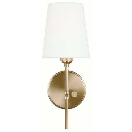 Visual Comfort Studio Collection Thomas O'brien Baker Satin Brass Sconce