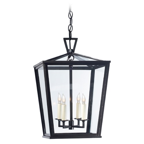 Visual Comfort Signature Collection E.F. Chapman Darlana Small Lantern in Bronze by Visual Comfort Signature CHO5084BZ