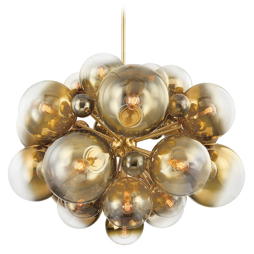 Corbett Lighting Kyoto Vintage Polished Brass LED Chandelier