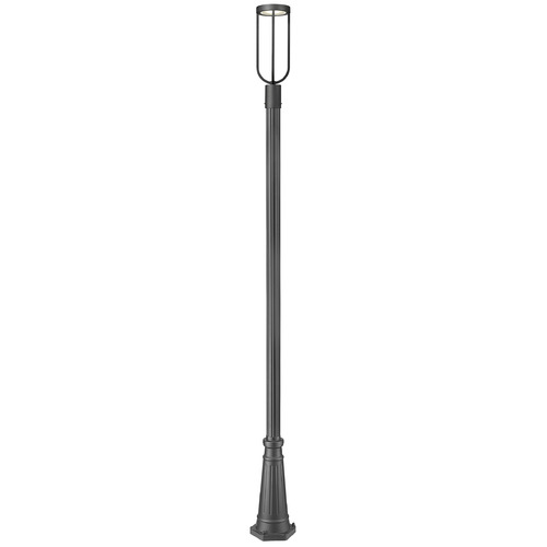 Z-Lite Leland Sand Black LED Post Light