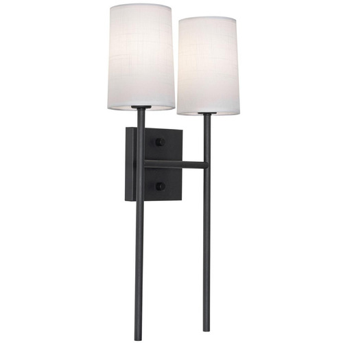 Afx Lighting Rose Black Sconce