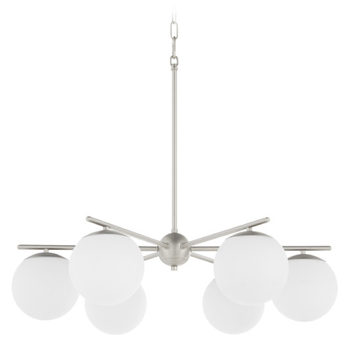 Quorum Lighting Jasper Satin Nickel Chandelier