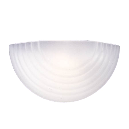 Generation Lighting Half-Sphere Stepped Wall Sconce in White by Generation Lighting 4123-15
