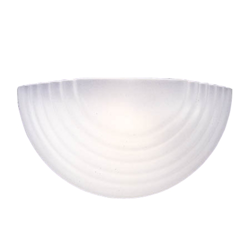 Half-Sphere Stepped Wall Sconce in White by Generation Lighting