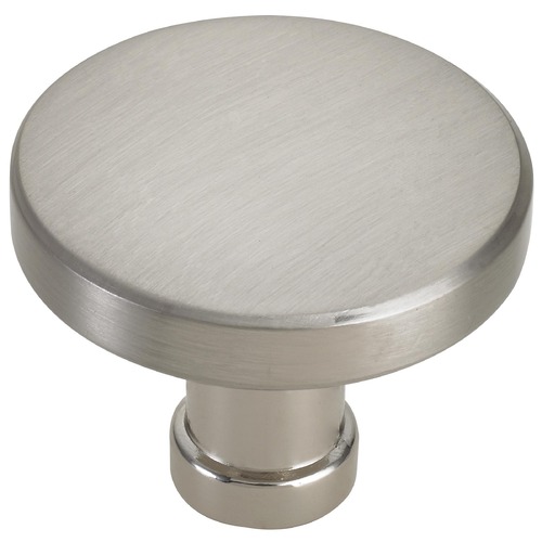 Satin Nickel Cabinet Knob - Case Pack of 10 - 1-1/4-inch
