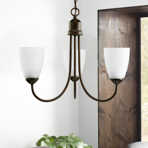 Progress Lighting Gather 18.50-Inch Chandelier in Antique Bronze by Progress Lighting P4440-20