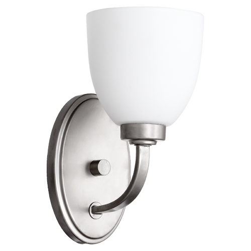 Quorum Lighting Reyes Classic Nickel Sconce by Quorum Lighting 5560-1-64