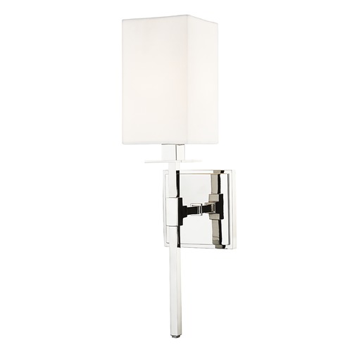 Taunton Polished Nickel Sconce by Hudson Valley Lighting