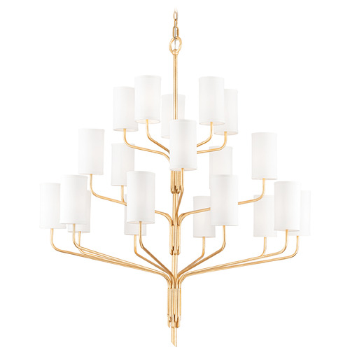 Troy Lighting Juniper Gold Leaf Chandelier