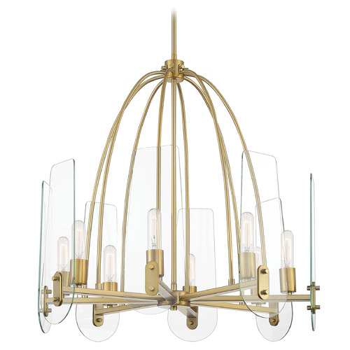 Designers Fountain Bergen Beach Brushed Gold Chandelier