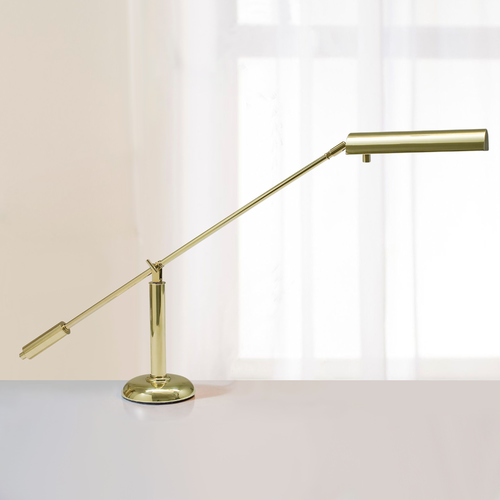 Counter Balance Piano Lamp in Polished Brass by House of Troy Lighting