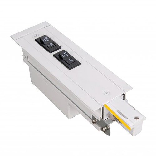 Wac Lighting W Track White LED Rail, Cable, Track Accessory