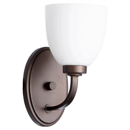 Reyes Oiled Bronze Sconce by Quorum Lighting