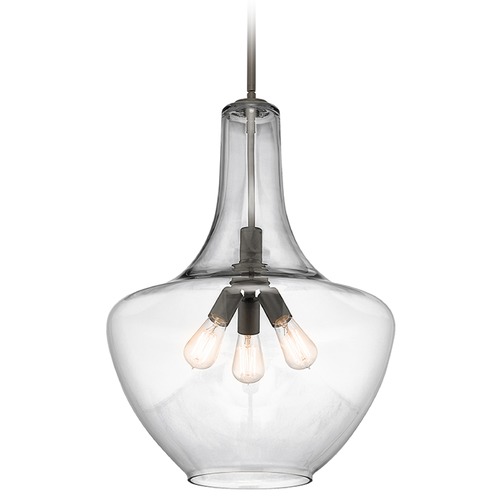 Kichler Lighting Everly 27.25-Inch High Pendant in Olde Bronze by Kichler Lighting 42198OZ