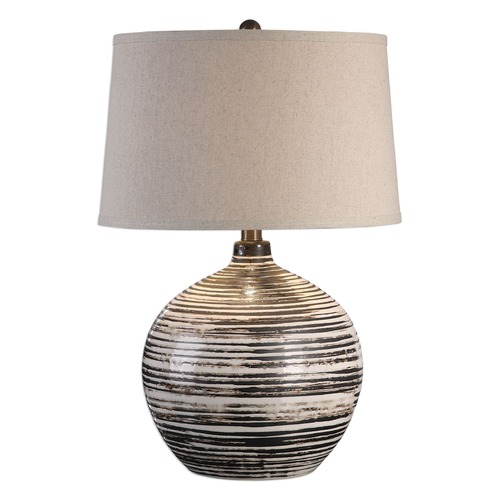 Uttermost Lighting Uttermost Bloxom Mocha Ivory Lamp 27315-1