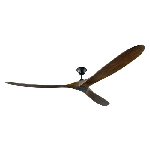 Maverick Super Max 88-Inch Fan in Matte Black by Visual Comfort & Co Fan Collection