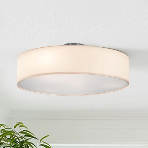 Grannus Brushed Nickel Semi-Flush Mount by Arnsberg