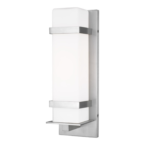 Generation Lighting Alban 18-Inch Satin Aluminum Outdoor Wall Light by Generation Lighting 8620701-04
