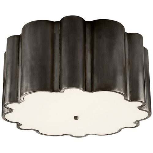 Alexa Hampton Markos Grande Flush Mount in Bronze by Visual Comfort Signature