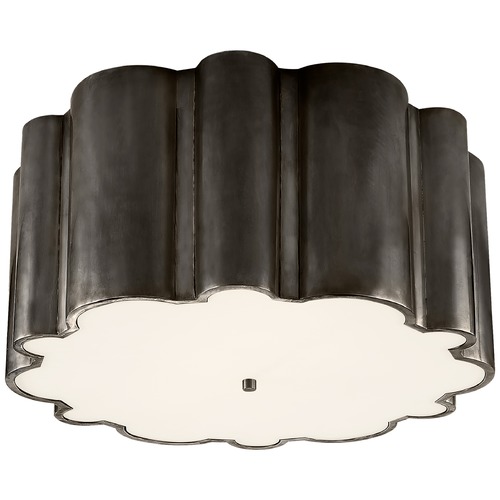 Visual Comfort Signature Collection Alexa Hampton Markos Grande Flush Mount in Bronze by Visual Comfort Signature AH4021GMFG