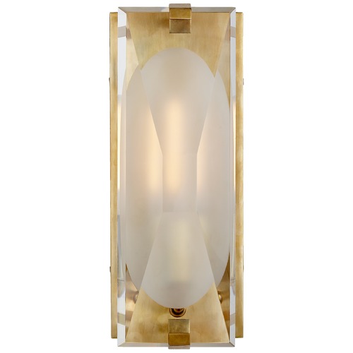Visual Comfort Signature Collection Kate Spade New York Castle Peak Sconce in Soft Brass by Visual Comfort Signature KS2060SBCG