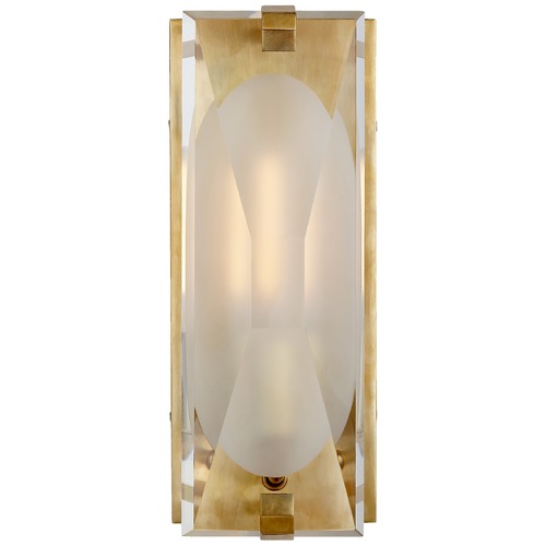 Kate Spade New York Castle Peak Sconce in Soft Brass by Visual Comfort Signature