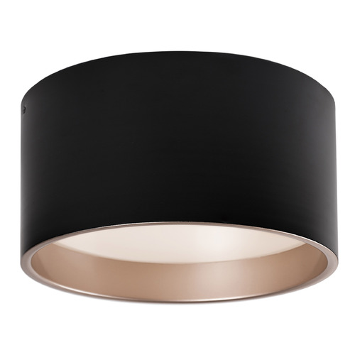 Kuzco Lighting Kuzco Lighting Mousinni Black LED Flushmount Light FM11414-BK-5CCT