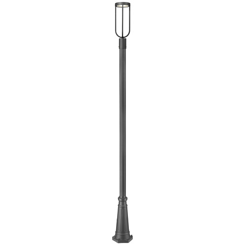 Z-Lite Leland Sand Black LED Post Light
