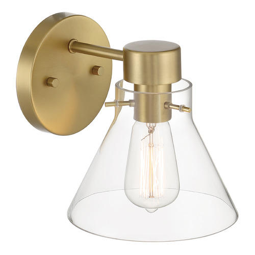 Designers Fountain Willow Creek Brushed Gold Sconce