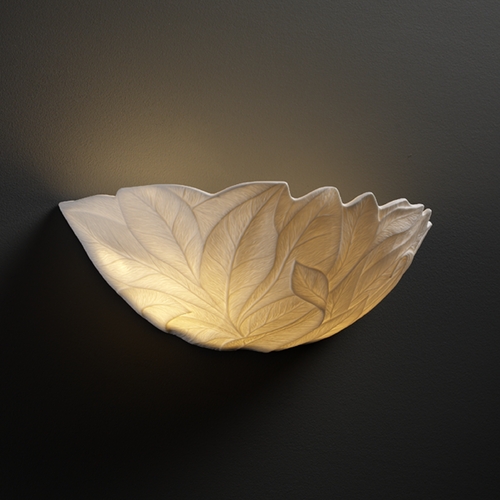 Justice Design Group Justice Design Group Limoges Collection Sconce POR-8801-LEAF