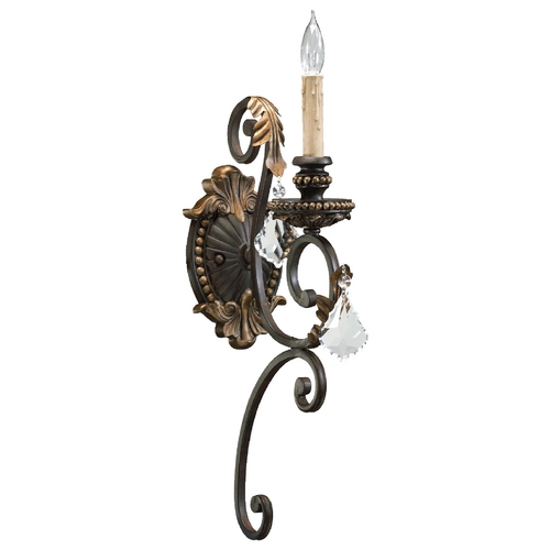 Quorum Lighting Rio Salado Toasted Sienna with Mystic Silver Sconce by Quorum Lighting 5357-1-44