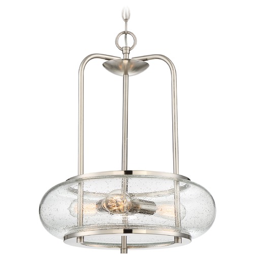 Trilogy Pendant in Brushed Nickel by Quoizel Lighting