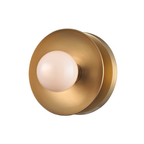 Julien Aged Brass LED Sconce by Hudson Valley Lighting