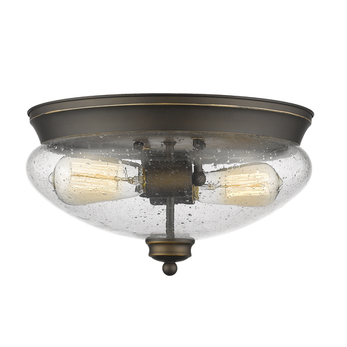 Amon Olde Bronze Flush Mount by Z-Lite