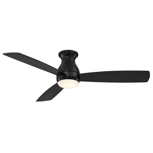 Fanimation Fans Hugh 52 Black LED Ceiling Fan with Light