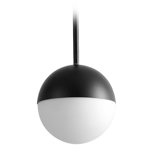 Oxygen Mondo 6-Inch LED Globe Pendant in Black by Oxygen Lighting 3-6900-15