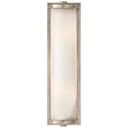Visual Comfort Signature Collection Thomas OBrien Dresser Glass Rod Light in Nickel by Visual Comfort Signature TOB2141ANFG