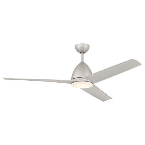 Nitro Painted Nickel LED Ceiling Fan by Craftmade Lighting