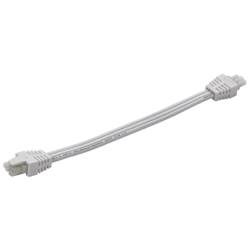 Recesso Lighting by Dolan Designs White 6-Inch Interconnect Cable for Recesso Under Cabinet Lights UCAIW06-WH