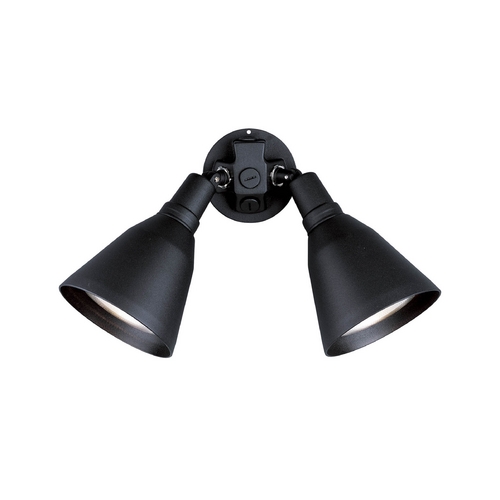 Progress Lighting 2-Light 11.30-Inch Outdoor Black Flood Light by Progress Lighting P5203-31