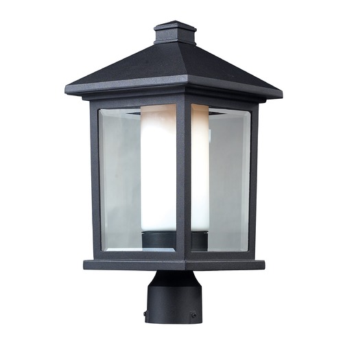 Mesa Black Post Light by Z-Lite