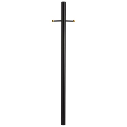 Hinkley 84-Inch Textured Black Post With Ladder Rest/Photocell/Ground Outlet by Hinkley Lighting 6667TK