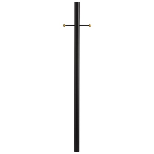 84-Inch Textured Black Post With Ladder Rest/Photocell/Ground Outlet by Hinkley Lighting