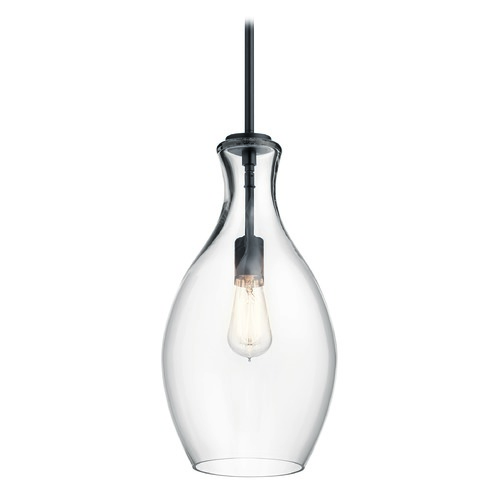 Everly 17.75-Inch High Black Pendant by Kichler Lighting