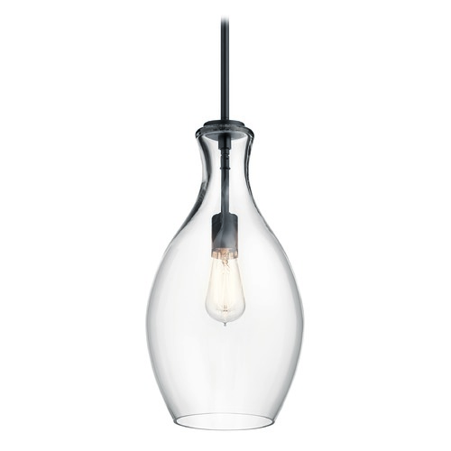 Kichler Lighting Everly 17.75-Inch High Black Pendant by Kichler Lighting 42047BK