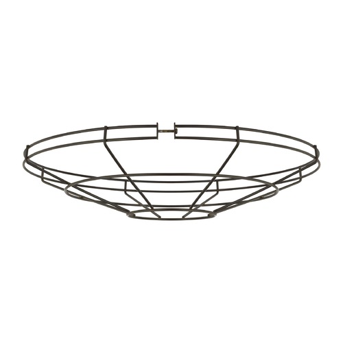 Barn Light Extra Large Cage in Antique Bronze by Visual Comfort Studio