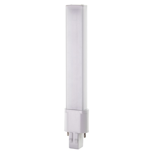 Satco Lighting 6W LED PL 2-PIN 2700K 600 Lumens GX23 Base 360-Degree 120-277V by Satco Lighting S28725