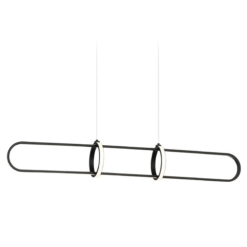 Eurofase Lighting Berkley 36-Inch Linear LED Pendant in Black by Eurofase Lighting 37036-010