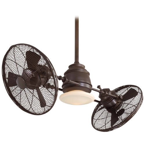 Minka Aire Vintage Gyro 42-Inch LED Fan in Oil Rubbed Bronze by Minka Aire F802L-ORB